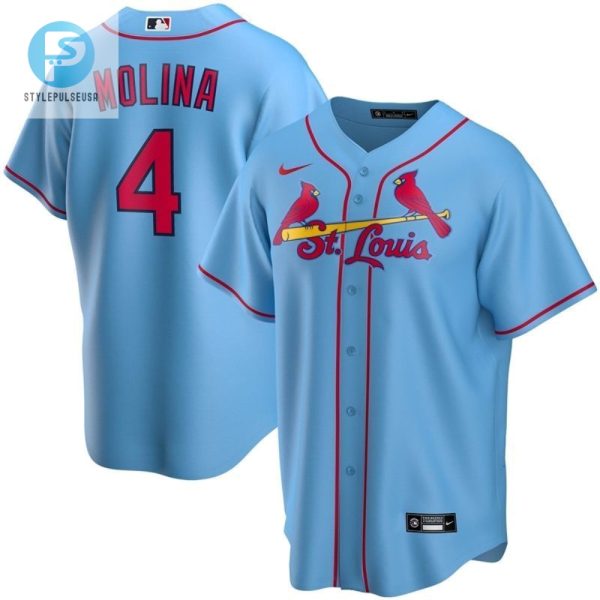 Yadier Molina 4 St Louis Cardinals 2020 Mlb Blue Jersey stylepulseusa 1