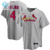 Yadier Molina 4 St Louis Cardinals 2020 Mlb Gray Jersey stylepulseusa 1