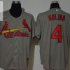 Yadier Molina 4 St Louis Cardinals 2020 Mlb Grey Jersey stylepulseusa 1