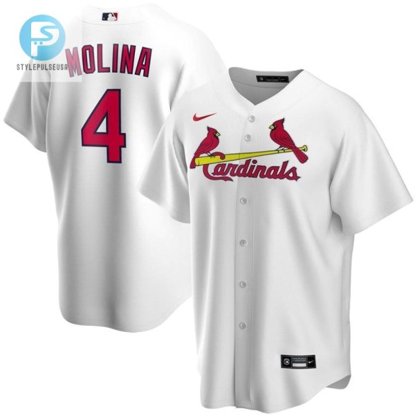 Yadier Molina 4 St Louis Cardinals 2020 Mlb White Jersey stylepulseusa 1