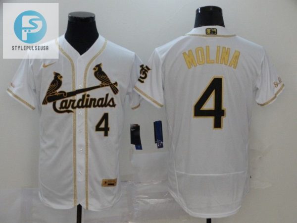 Yadier Molina 4 St Louis Cardinals 2020 Mlb White Jersey A5 stylepulseusa 1