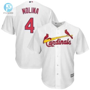 Yadier Molina 4 St. Louis Cardinals Big And Tall Cool Base Player Jersey White stylepulseusa 1 1