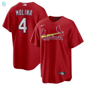 Yadier Molina St. Louis Cardinals Alternate Replica Player Name Jersey Red Mlb stylepulseusa 1 1