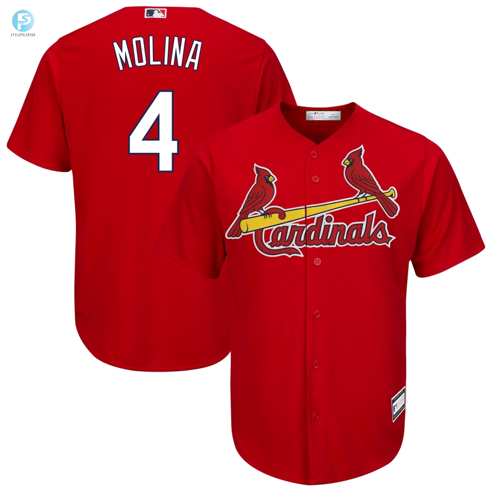 Yadier Molina St. Louis Cardinals Big  Tall Replica Player Jersey  Red Mlb 