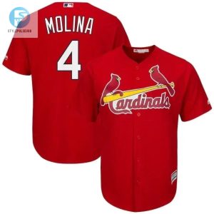 Yadier Molina St. Louis Cardinals Cool Base Player Jersey Scarlet stylepulseusa 1 1