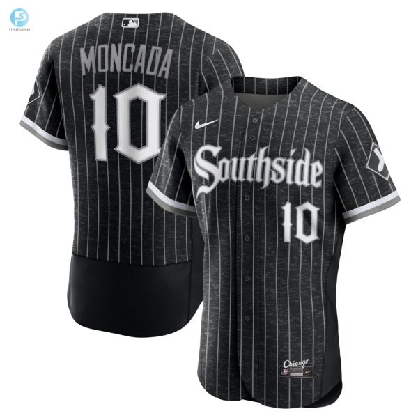 Yoan Moncada Chicago White Sox 2021 City Connect Authentic Player Jersey Black Mlb stylepulseusa 1 1