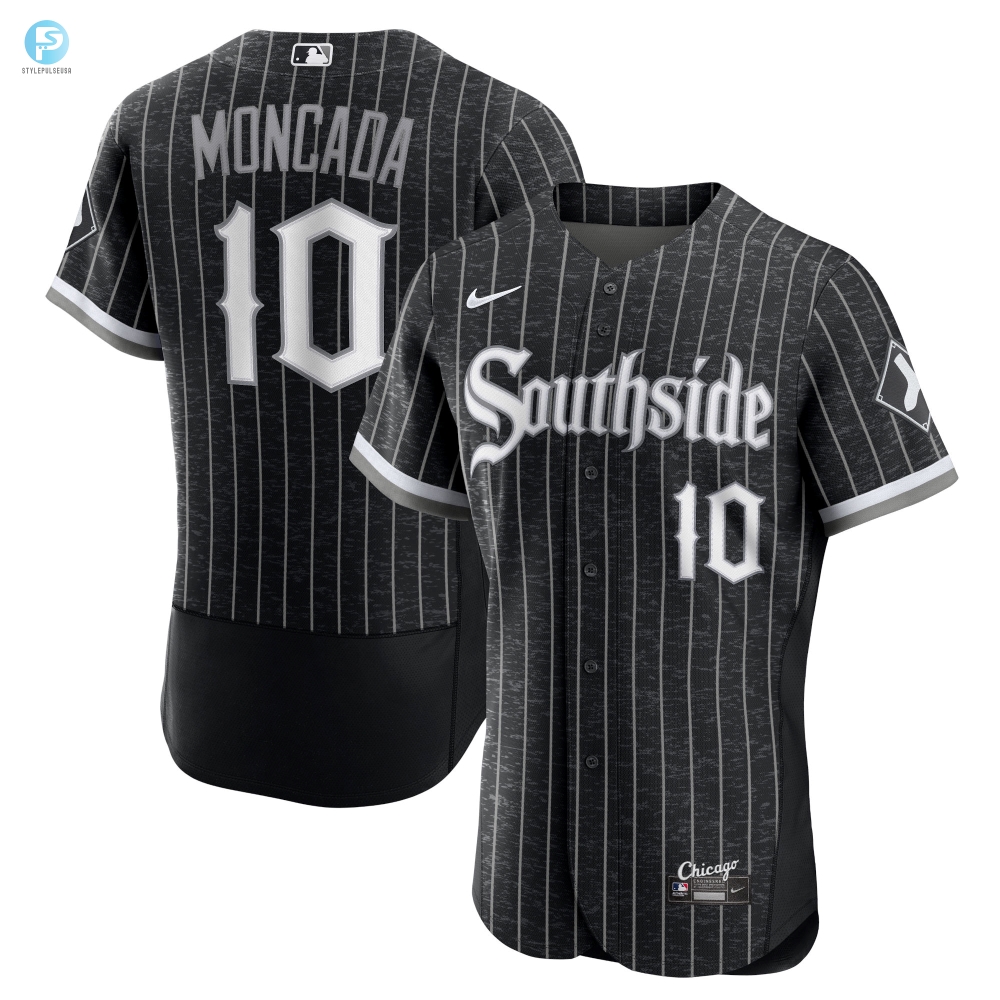 Yoan Moncada Chicago White Sox 2021 City Connect Authentic Player Jersey  Black Mlb 