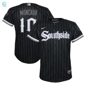 Yoan Moncada Chicago White Sox 2021 City Connect Replica Player Jersey Black Mlb Ver 1 stylepulseusa 1 1