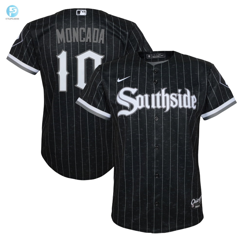 Yoan Moncada Chicago White Sox 2021 City Connect Replica Player Jersey  Black Mlb Ver 1 