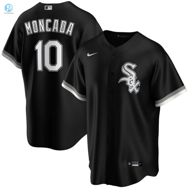 Yoan Moncada Chicago White Sox Alternate Replica Player Jersey Black Mlb stylepulseusa 1 1