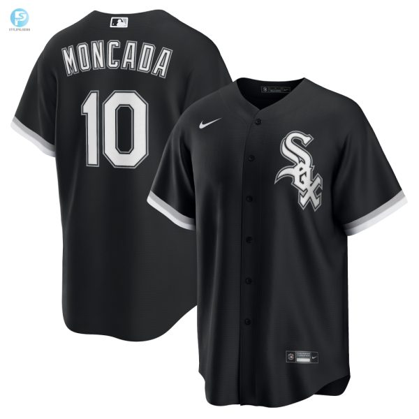 Yoan Moncada Chicago White Sox Alternate Replica Player Name Jersey Black Mlb stylepulseusa 1