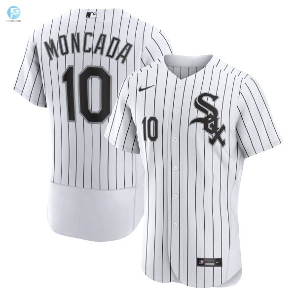 Yoan Moncada Chicago White Sox Home Authentic Player Jersey White Mlb stylepulseusa 1 1