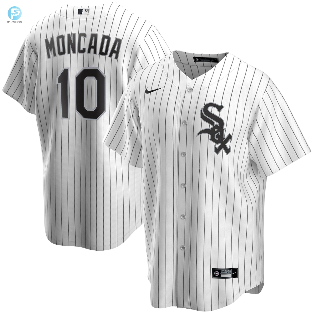 Yoan Moncada Chicago White Sox Home Replica Player Jersey  White Mlb 