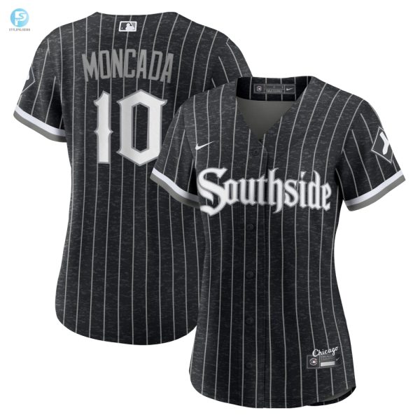 Yoan Moncada Chicago White Sox Womens 2021 City Connect Replica Player Jersey Black Mlb Ver 1 stylepulseusa 1 1