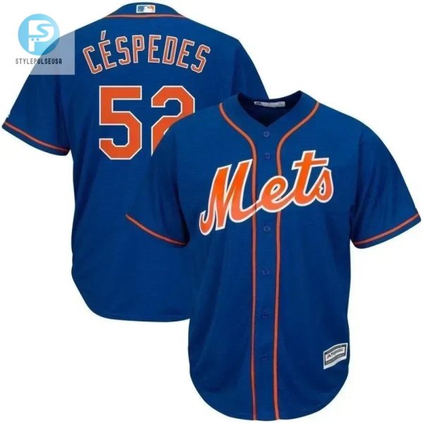 Yoenis Cespedes New York Mets Cool Base Player Jersey Royal stylepulseusa 1