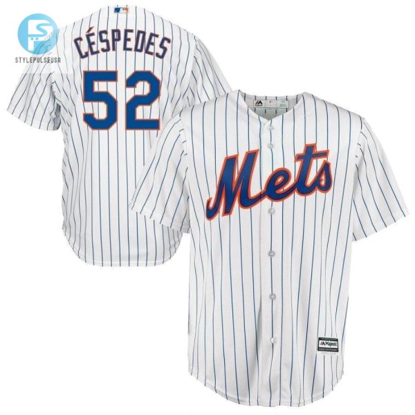 Yoenis Cespedes New York Mets Official Cool Base Player Jersey White stylepulseusa 1