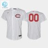 Youth 202223 Field Of Dreams 00 Custom Cincinnati Reds White Jersey stylepulseusa 1