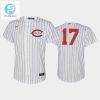 Youth 202223 Field Of Dreams 17 Kyle Farmer Cincinnati Reds White Jersey stylepulseusa 1