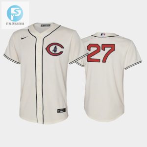 Youth 202223 Field Of Dreams 27 Seiya Suzuki Chicago Cubs Cream Jersey stylepulseusa 1 1