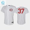 Youth 202223 Field Of Dreams 37 Tyler Stephenson Cincinnati Reds White Jersey stylepulseusa 1