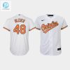 Youth Baltimore Orioles Richard Bleier 48 White Home Jersey stylepulseusa 1