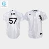 Youth Chicago White Sox Jace Fry 57 White Home Jersey stylepulseusa 1