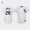 Youth Chicago White Sox Leury Garcia 28 White Home Jersey stylepulseusa 1