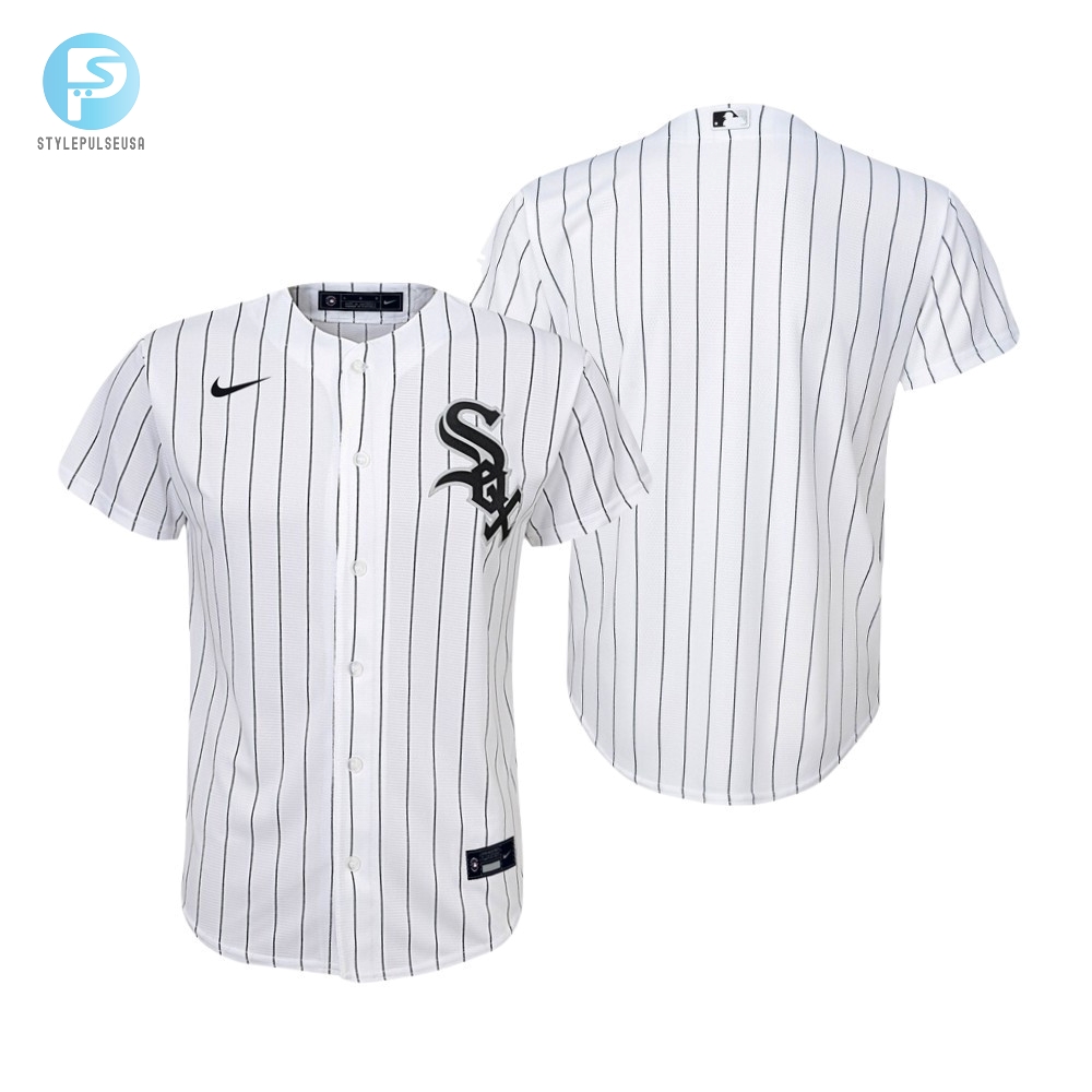 Youth Chicago White Sox Mlb Team Collection 2020 Alternate White Jersey Gift For Sox Fans Baseball Fans 