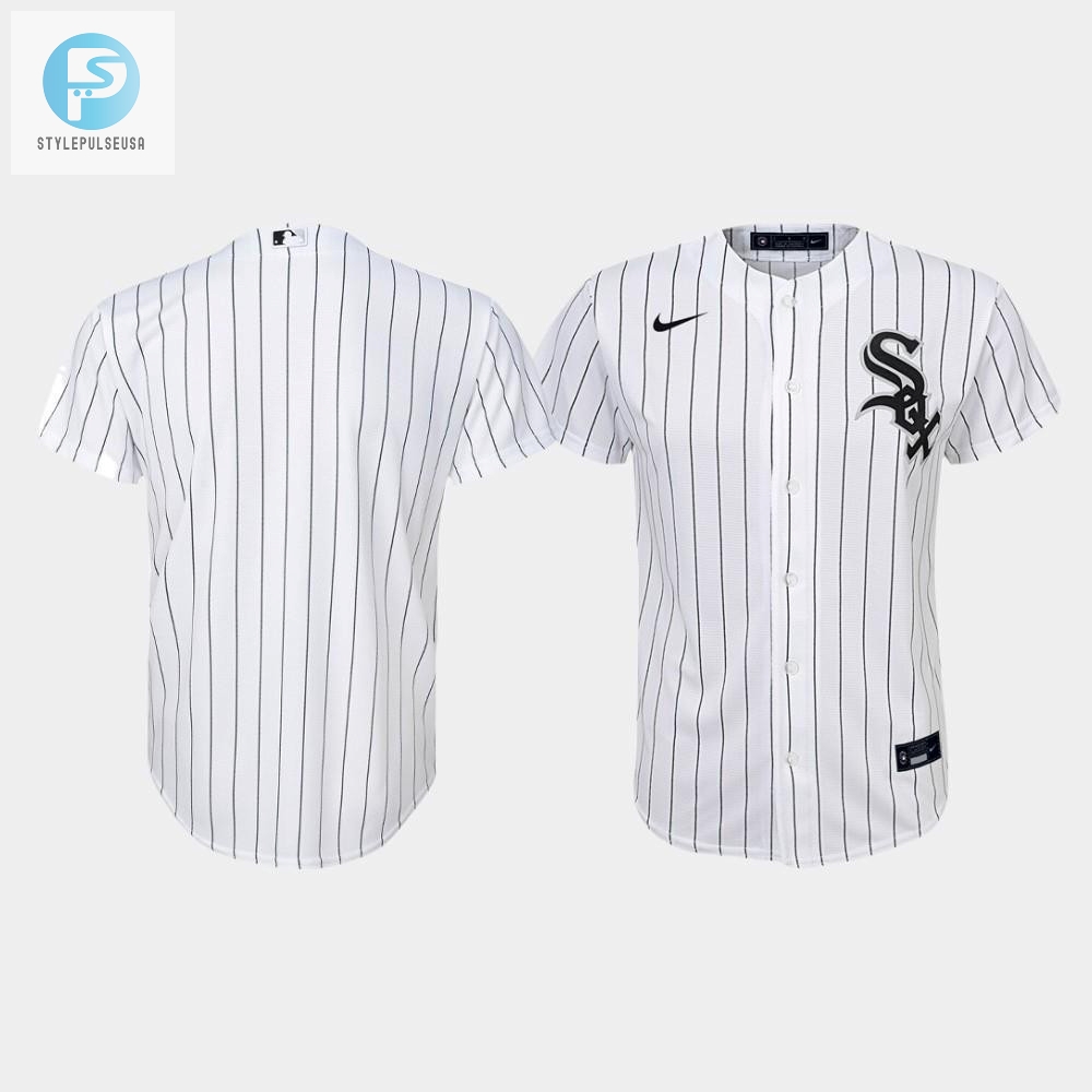 Youth Chicago White Sox White Home Jersey 