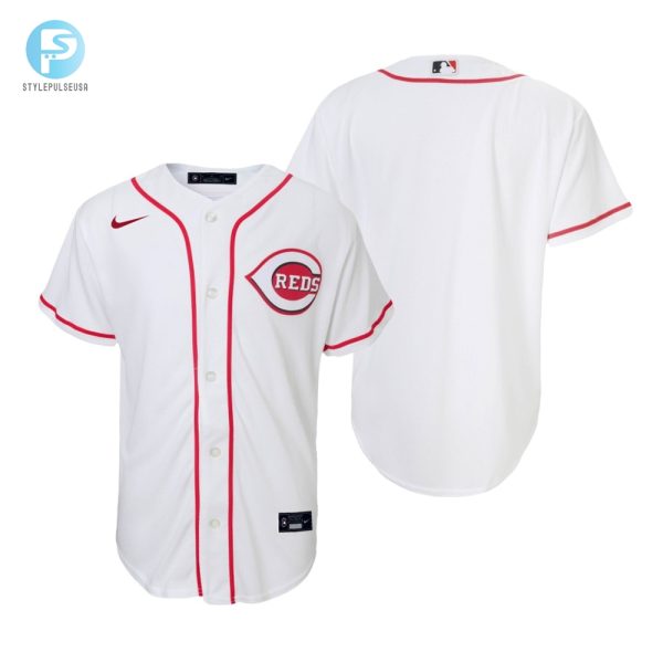 Youth Cincinnati Reds Mlb Team Collection 2020 Alternate White Jersey Gift For Reds Fans Baseball Fans stylepulseusa 1