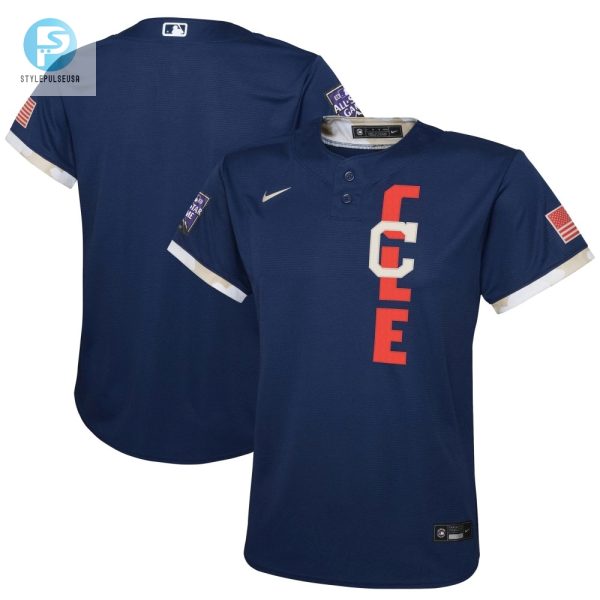 Youth Cleveland Navy 2021 Mlb All Star Game Jersey Gift For Cleveland Fans stylepulseusa 1