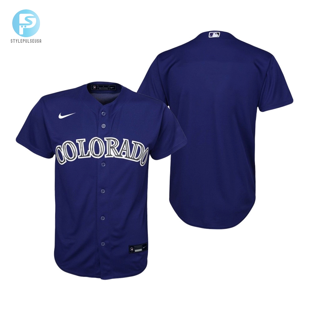 Youth Colorado Rockies Mlb Team Collection 2020 Alternate Purple Jersey Gift For Rockies Fans Baseball Fans 