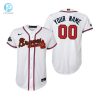 Youth Custom 00 Atlanta Braves White 202223 Gold Program Jersey stylepulseusa 1