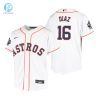 Youth Houston Astros Aledmys Diaz 16 White 202223 World Series Jersey stylepulseusa 1