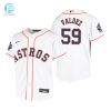 Youth Houston Astros Framber Valdez 59 White 202223 World Series Jersey stylepulseusa 1