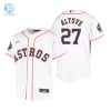 Youth Houston Astros Jose Altuve 27 White 202223 World Series Jersey stylepulseusa 1