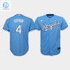 Youth Kansas City Royals Alex Gordon 4 Light Blue Alternate Jersey stylepulseusa 1