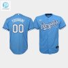 Youth Kansas City Royals Custom 00 Light Blue Alternate Jersey stylepulseusa 1