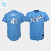 Youth Kansas City Royals Danny Duffy 41 Light Blue Alternate Jersey stylepulseusa 1