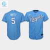 Youth Kansas City Royals George Brett 5 Light Blue Alternate Jersey stylepulseusa 1