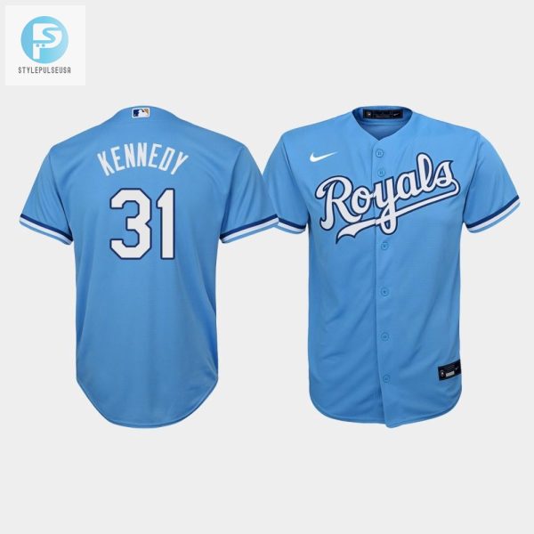 Youth Kansas City Royals Ian Kennedy 31 Light Blue Alternate Jersey stylepulseusa 1