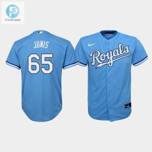 Youth Kansas City Royals Jakob Junis 65 Light Blue Alternate Jersey stylepulseusa 1 1