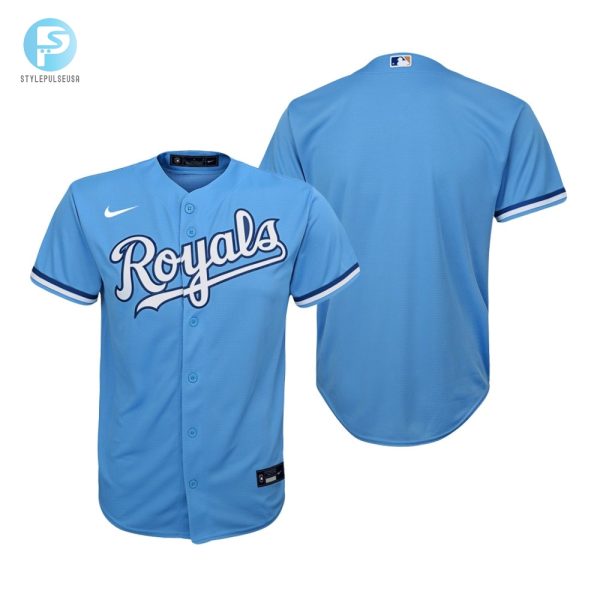 Youth Kansas City Royals Mlb Team Collection 2020 Alternate Light Blue Jersey Gift For Royals Fans Baseball Fans stylepulseusa 1 1