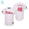 Youth Philadelphia Phillies Jose Alvarado 46 White 202223 World Series Jersey stylepulseusa 1