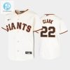 Youth San Francisco Giants 22 Will Clark Cream Home Jersey stylepulseusa 1