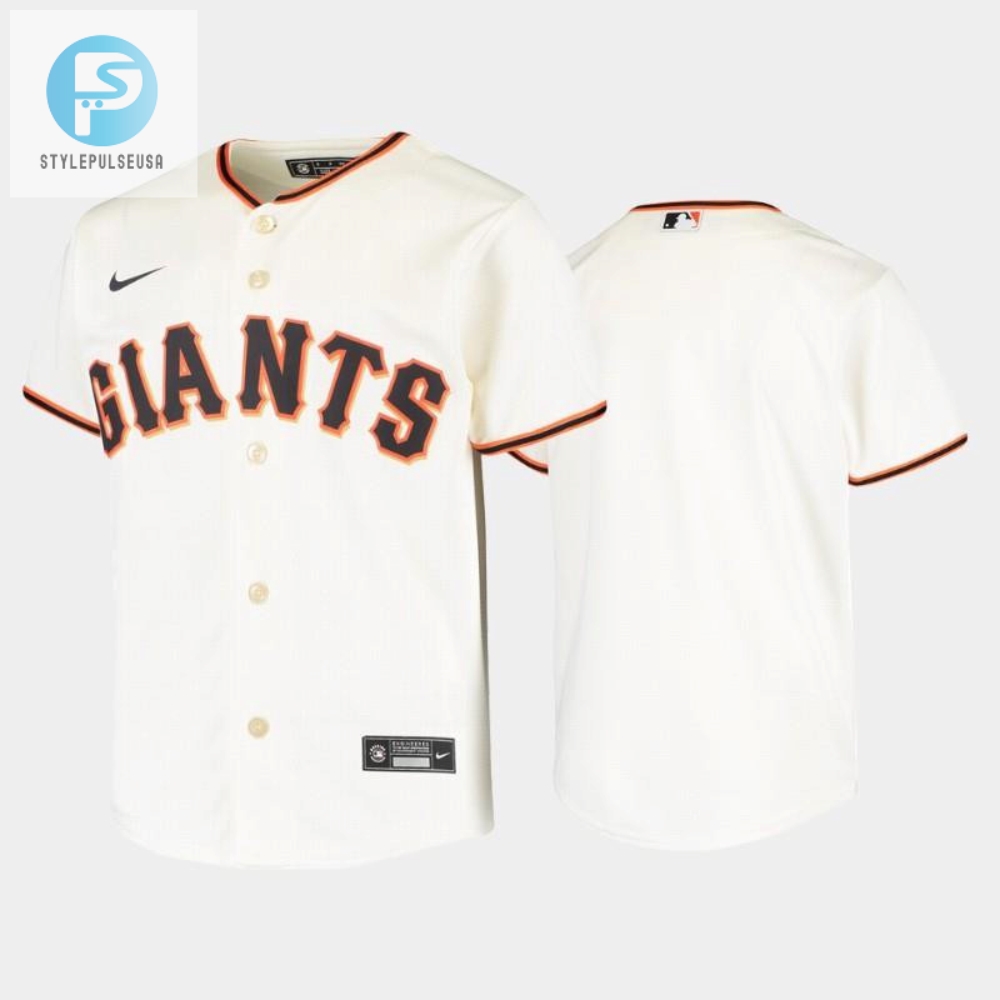 Youth San Francisco Giants Cream Home Jersey 