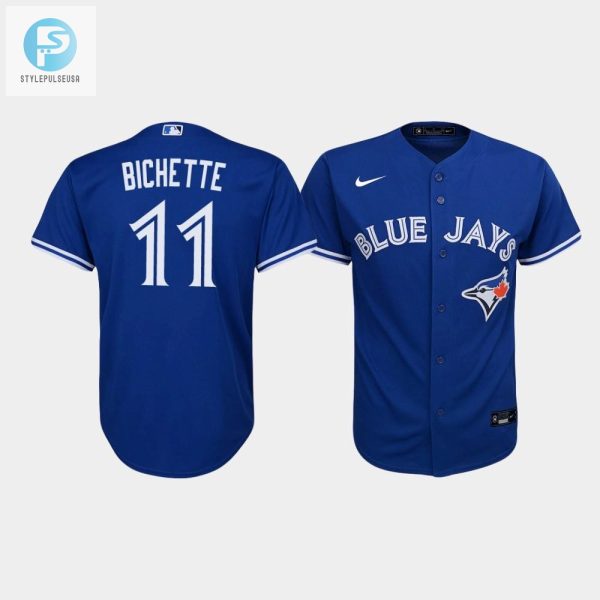 Youth Toronto Blue Jays Bo Bichette 11 Royal Alternate Jersey stylepulseusa 1