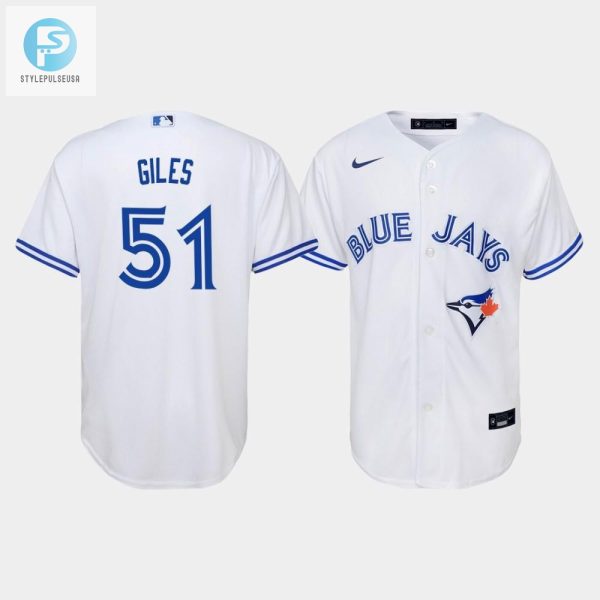 Youth Toronto Blue Jays Ken Giles 51 White Home Jersey stylepulseusa 1