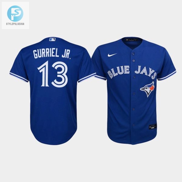 Youth Toronto Blue Jays Lourdes Gurriel Jr. 13 Royal Alternate Jersey stylepulseusa 1 1