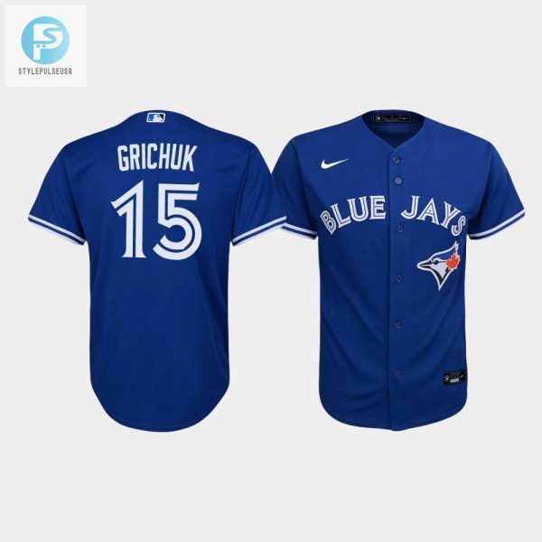 Youth Toronto Blue Jays Randal Grichuk 15 Royal Alternate Jersey stylepulseusa 1